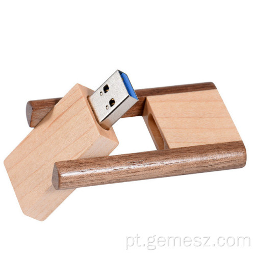 Unidade flash USB de madeira 16 GB 32 GB 64 GB 128 GB